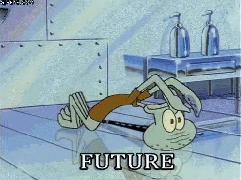 Squidward Future Funny Workout Exercise GIF