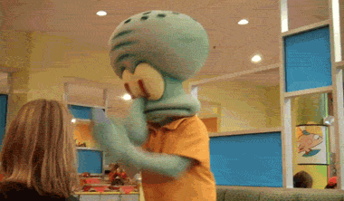 Squidward Future Mascot Dance GIF