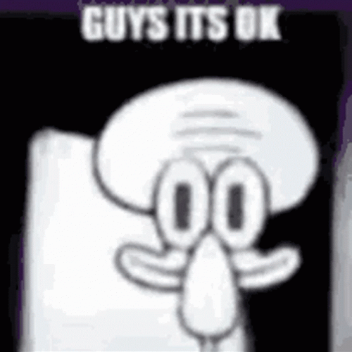 Squidward Getting Insane GIF