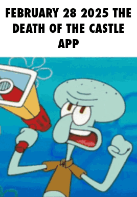 Squidward Holding Megaphone February 28 2025