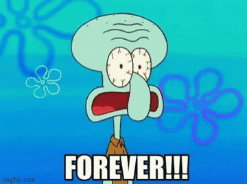 Squidward Screaming Forever