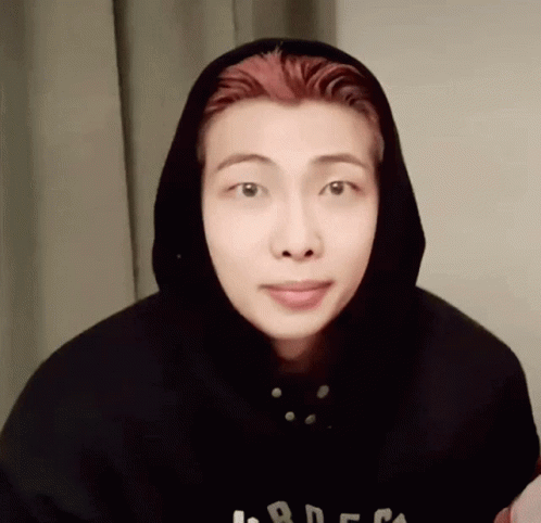 Kim Namjoon Squint Look GIF