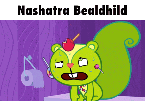 Squirrel With Cherry on Head Named Nashatra Bealdhild