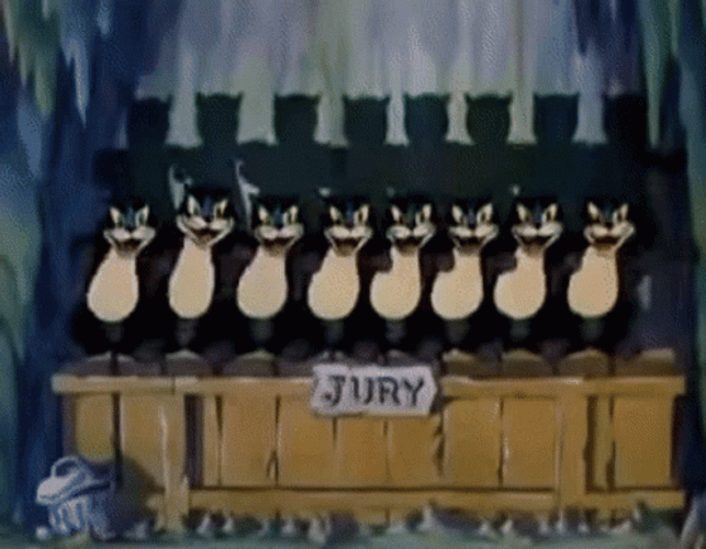 Squirrels Jury Duty Guilty Verdict GIF