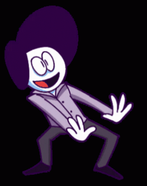 Sr. Pelo Spooky Month Dance GIF