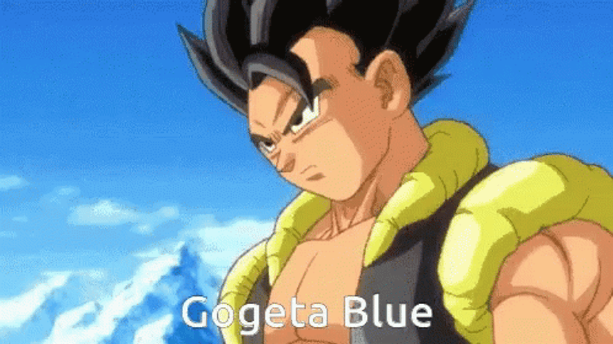Ssb Gogeta Blue Transformation GIF