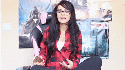 Sssniperwolf Talking Explaining GIF