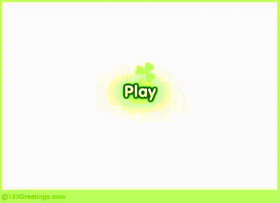 St Patrick's Day Bear In Love GIF