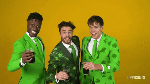 St Patricks Day Birthday Friends Beer Time GIF