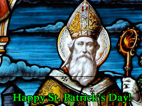 St Patricks Day Birthday Patron Greeting GIF