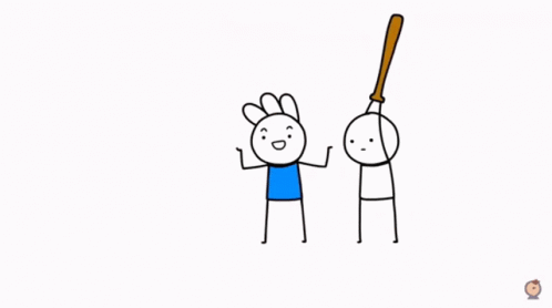Stab Bat Spank GIF