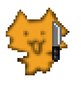 Stab Cat Tries To Stab GIF