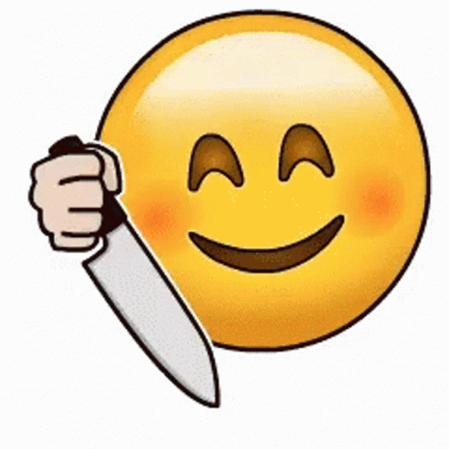 Stab Stabbing Emoji GIF