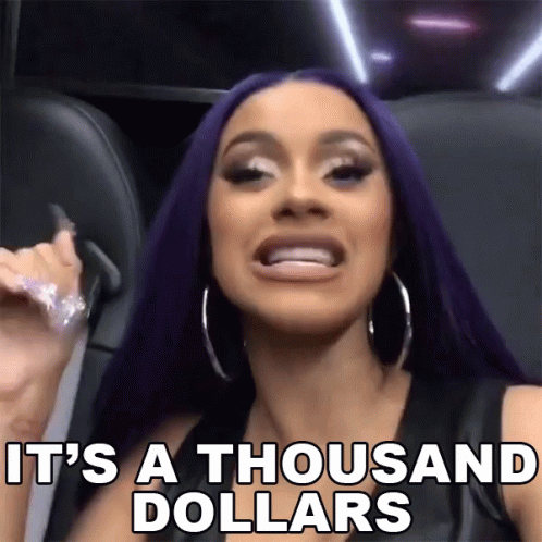 Stack Of 100 Dollar Bills With Benjamin Franklin GIF