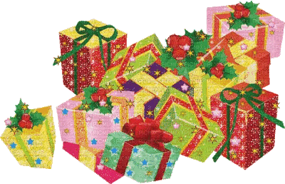 Stacked Christmas Presents