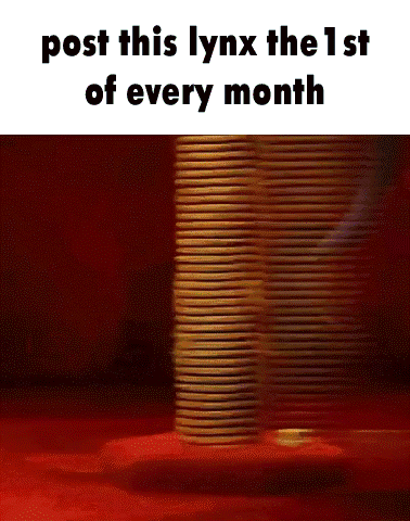 Stacked Coins On Red Table GIF