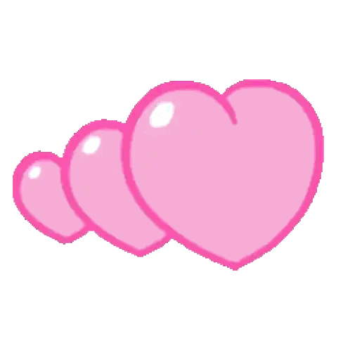 Stacked Pink Hearts