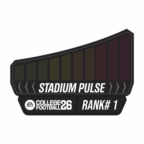 Stadium Pulse College Football 26 Rank # 1 GIF