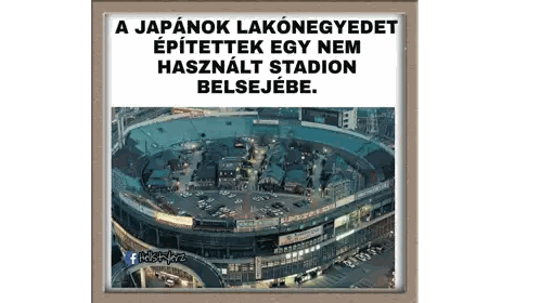 Stadium With Japanok Lakonedgedt Caption
