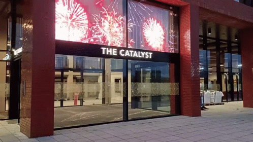 Staffordshire University Fireworks GIF