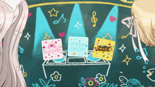 Stage With Happy Wedding Sign