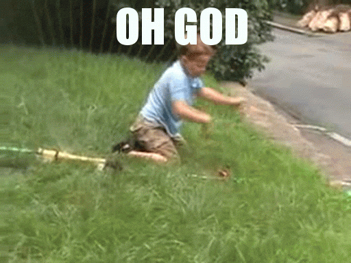 Stahp Desperate Kid Shutting Off Faucet GIF