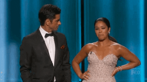 Stahp Gina Rodriguez Awards Night GIF