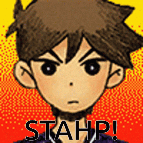 Stahp Grumpy Boy Omori Anime GIF