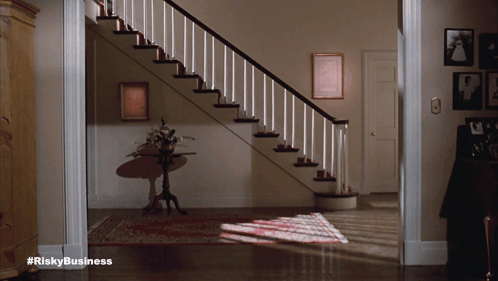 Staircase Risky Business GIF
