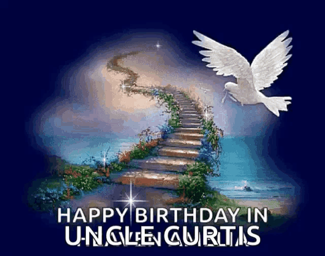 Stairway To Heaven Happy Birthday In Heaven Gif GIF