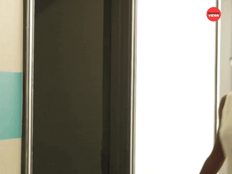 Stalking Girls Following In The Room GIF