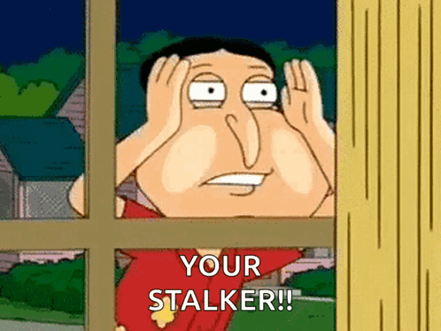 Stalking Glenn Quagmire The Family Guy GIF