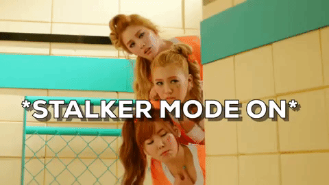 Stalking Mode On Orange Caramel K Pop GIF