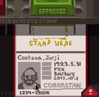 Stamp Head In Video Game GIF