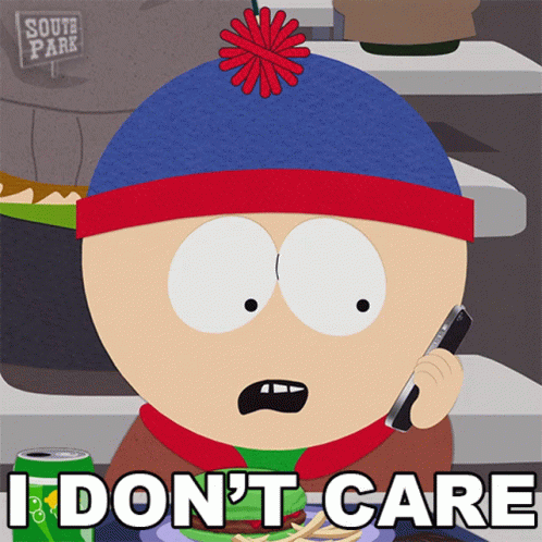 Stan From South Park Talking on Cell Phone