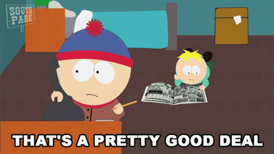 Stan Marsh Deal GIF
