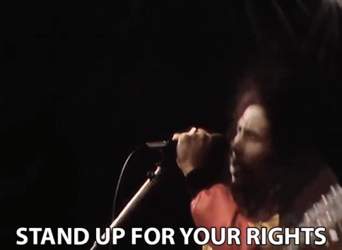 Stand Up For Your Rights Bob Marley GIF