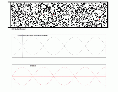 Standing Longtitudinal Sound Wave GIF