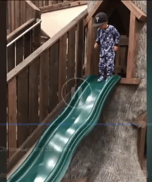 Standing Slide Falling Faceplant GIF