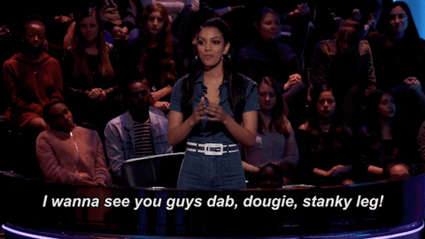 Stanky Leg Beat Shazam GIF
