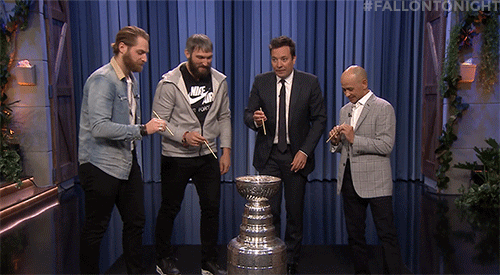 Stanley Cup Jimmy Fallon Alexander Ovechkin Braden Holtby GIF