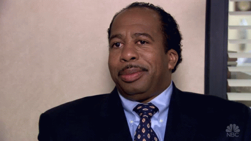 Stanley Hudson Nodding His Head GIF
