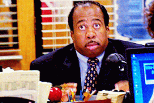 Stanley Hudson Running GIF