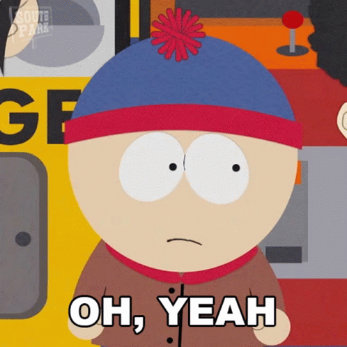 Stanley South Park Saying Oh Yeah GIF