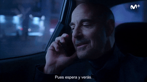 Stanley Tucci Ya Wey Just Wait And See GIF