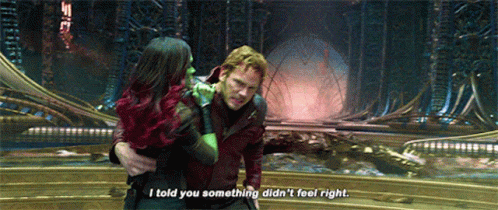 Star Lord Wha Argues With Gamora GIF