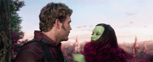 Star Lord What Being Romantic With Gamora GIF