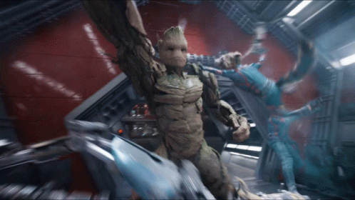 Star Lord What Intense Fight With Groot GIF