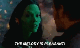 Star Lord What Melody With Gamora GIF
