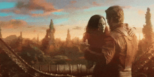 Star Lord What Romatic Dance With Gamora GIF